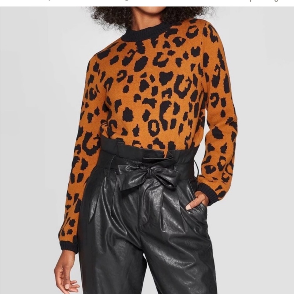 Like NEW leopard print sweater!